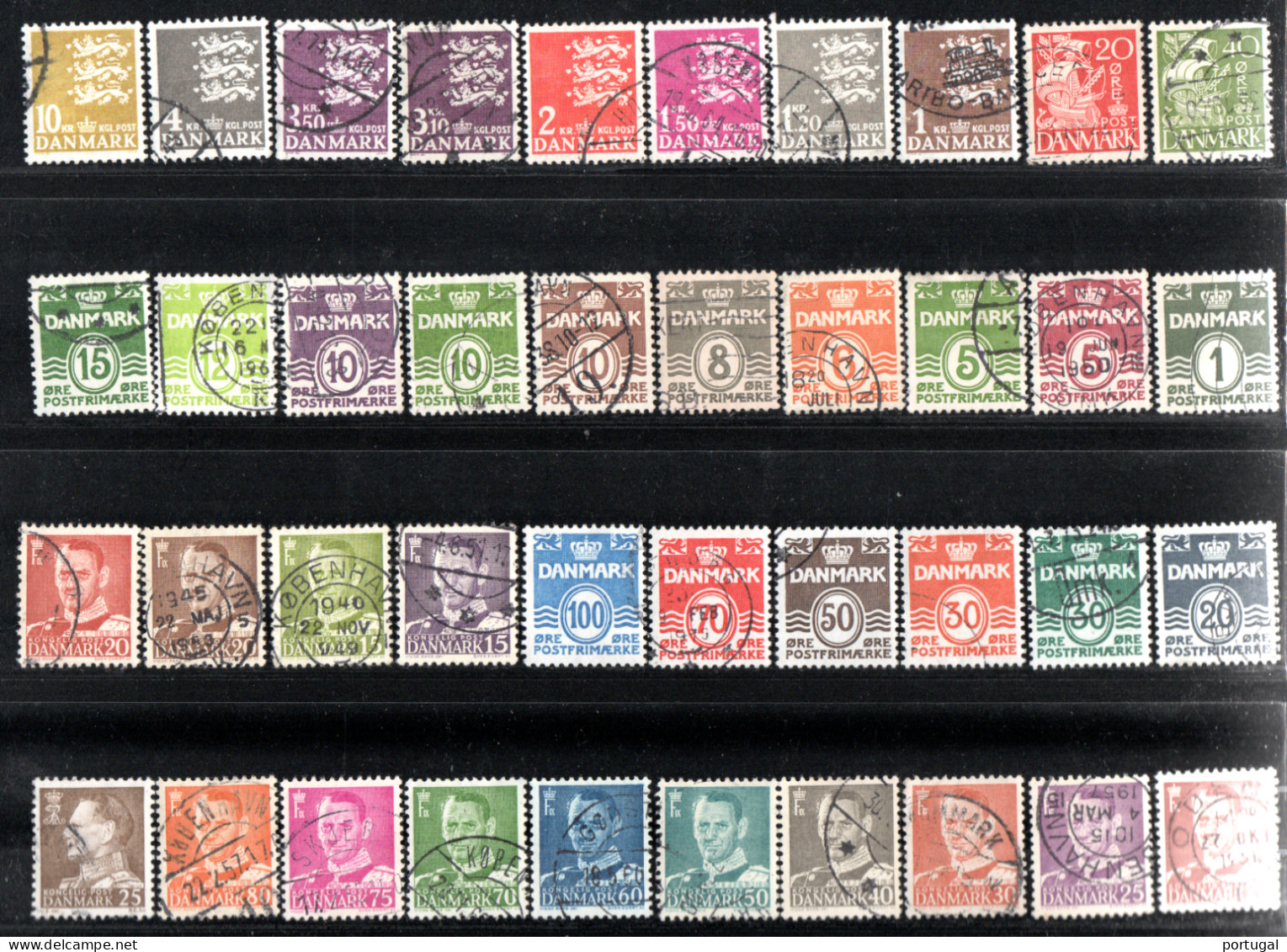 Danemark  ( 120 Timbres ) - OBLITERE - Collections