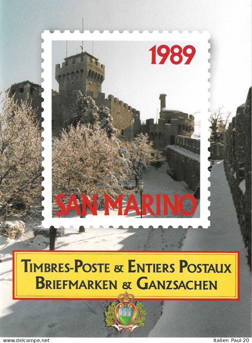 San Marino - Selt./postfr. JB Von Kplt. SM-Ausgaben (gültige Nominale) Aus 1989! - Neufs