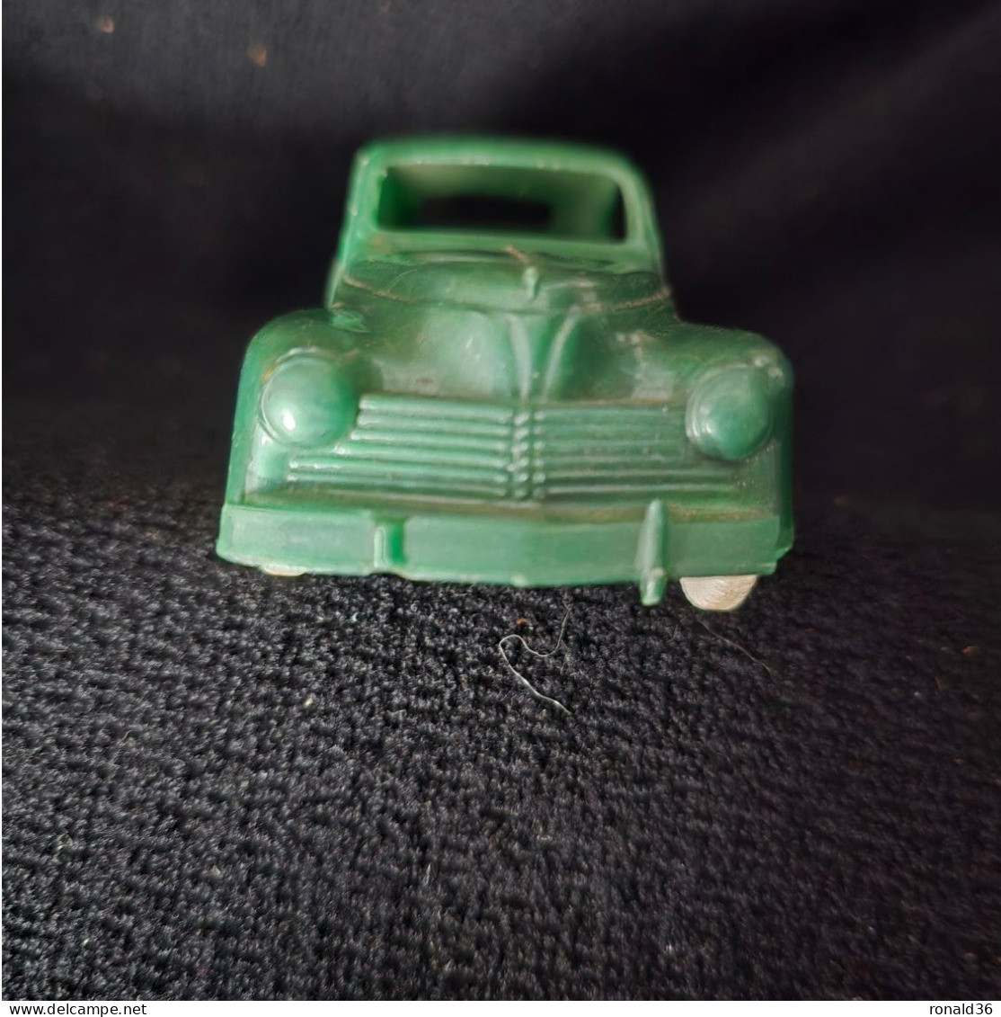 Marque LA CLE Voiture Automobile PEUGEOT 203 A Friction N°6 JOUET MINIATURE En Plastique Vert - Scala 1:32