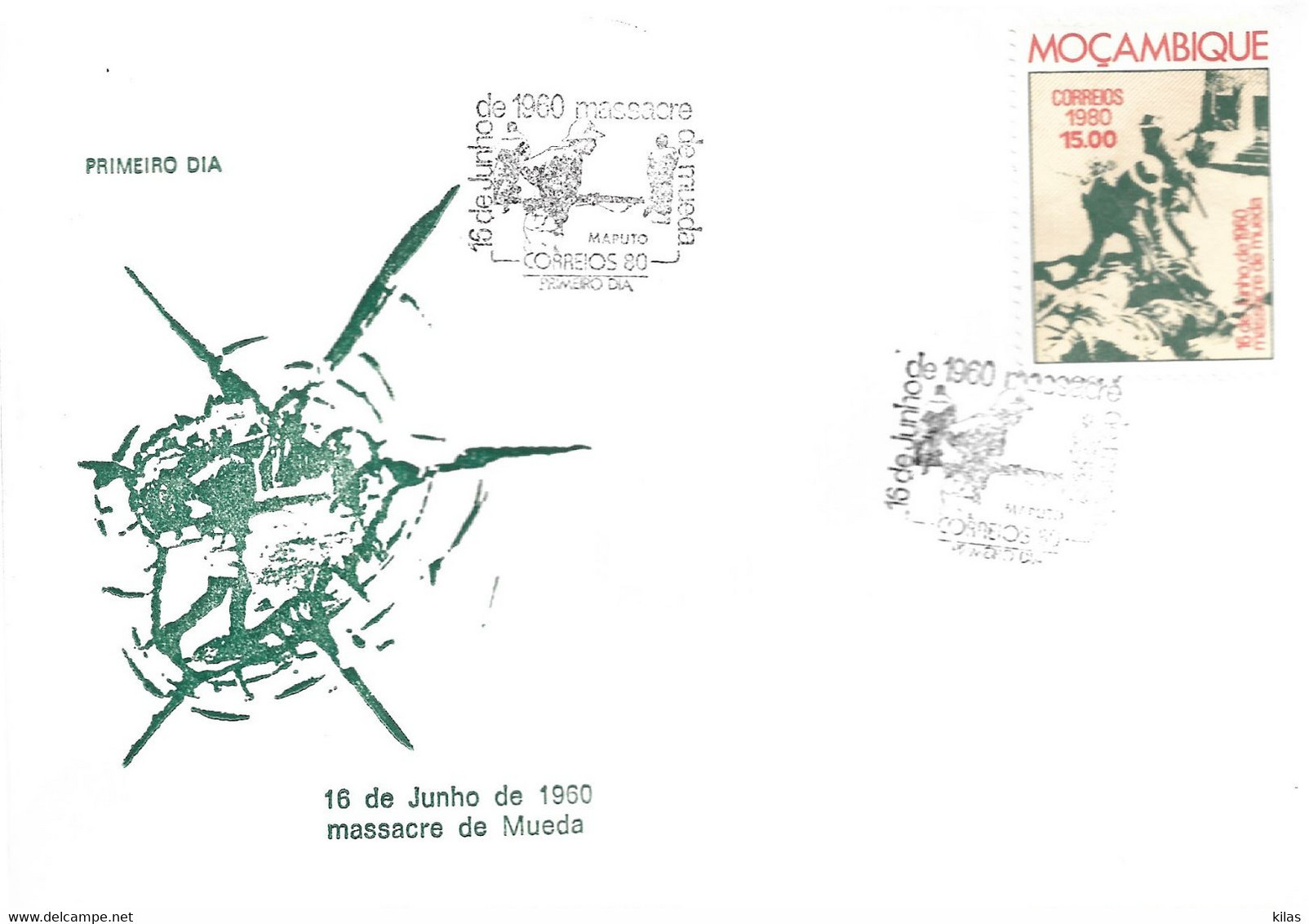 MOZAMBIQUE 1980 Mueda Uprising FDC - Mozambico