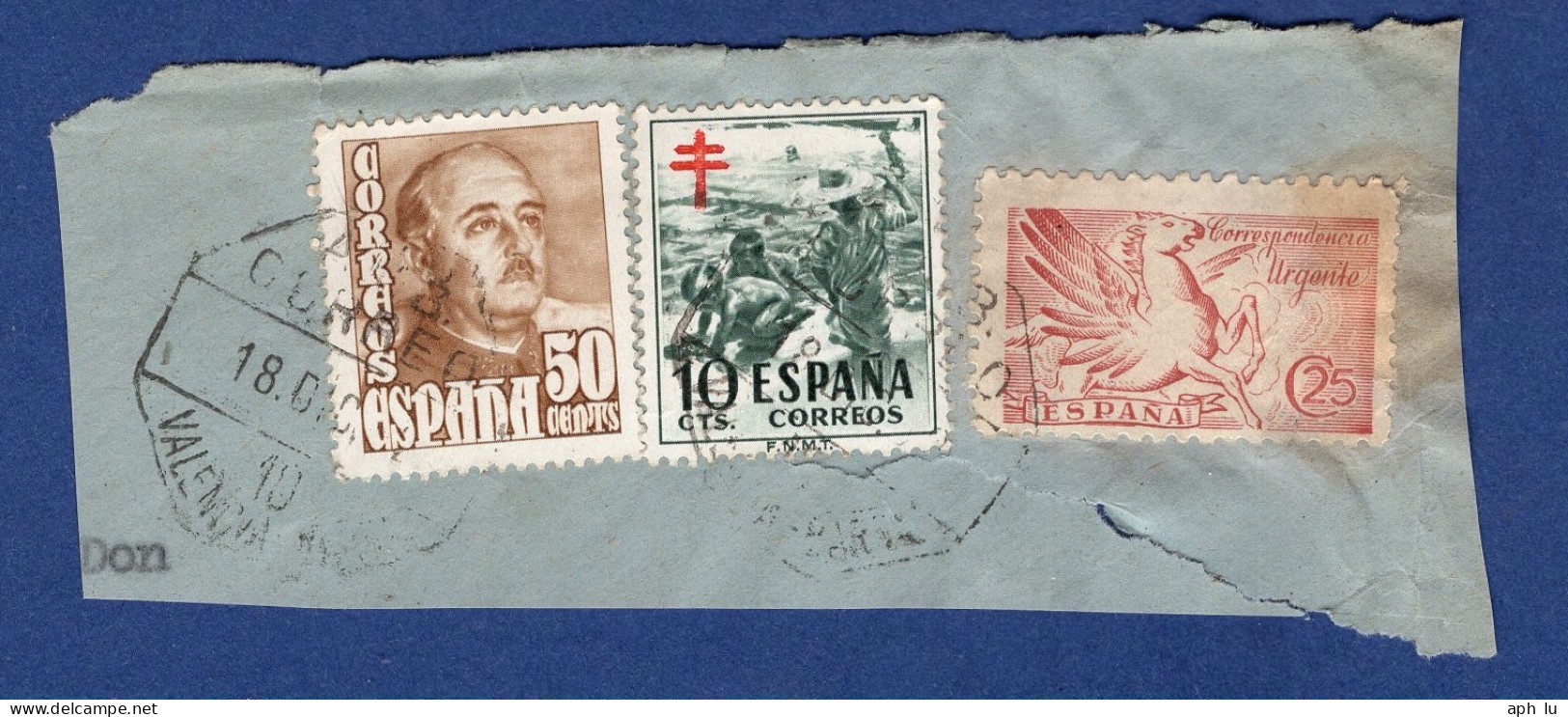 Bahnpost (Ambulant; R.P.O./T.P.O.) Valencia-Barcelona (AD4230) - Lettres & Documents