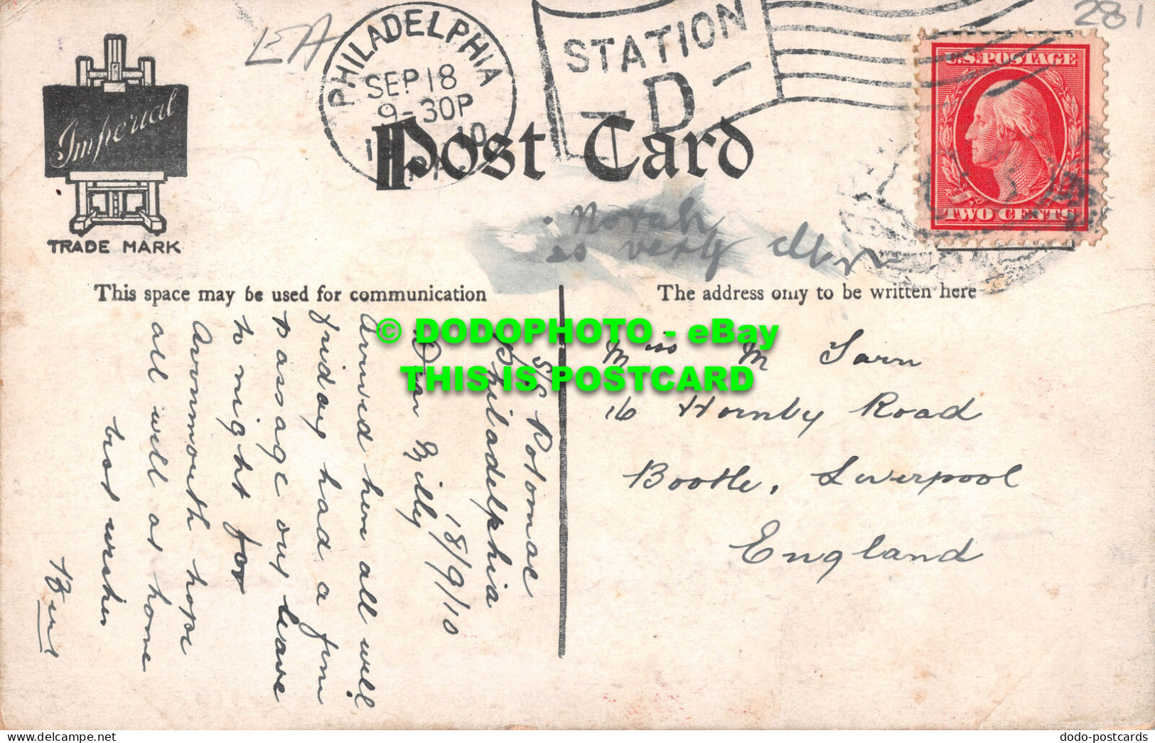 R466517 Philadelphia. Pa. Liberty Bell. Imperial. Postcard - World
