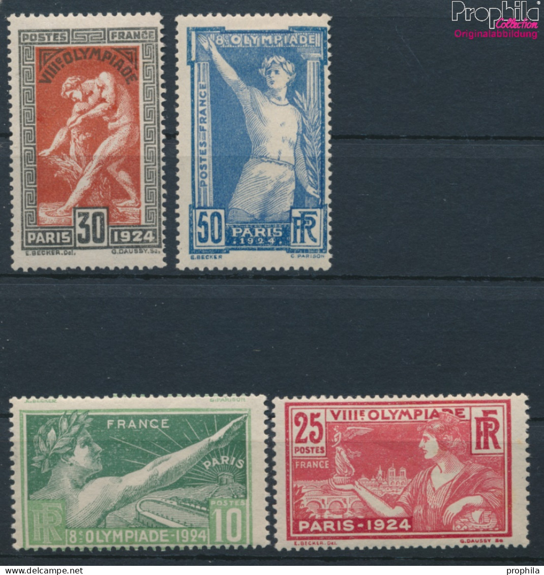 Frankreich 169-172 (kompl.Ausg.) Mit Falz 1924 Olympiade (10391147 - Unused Stamps