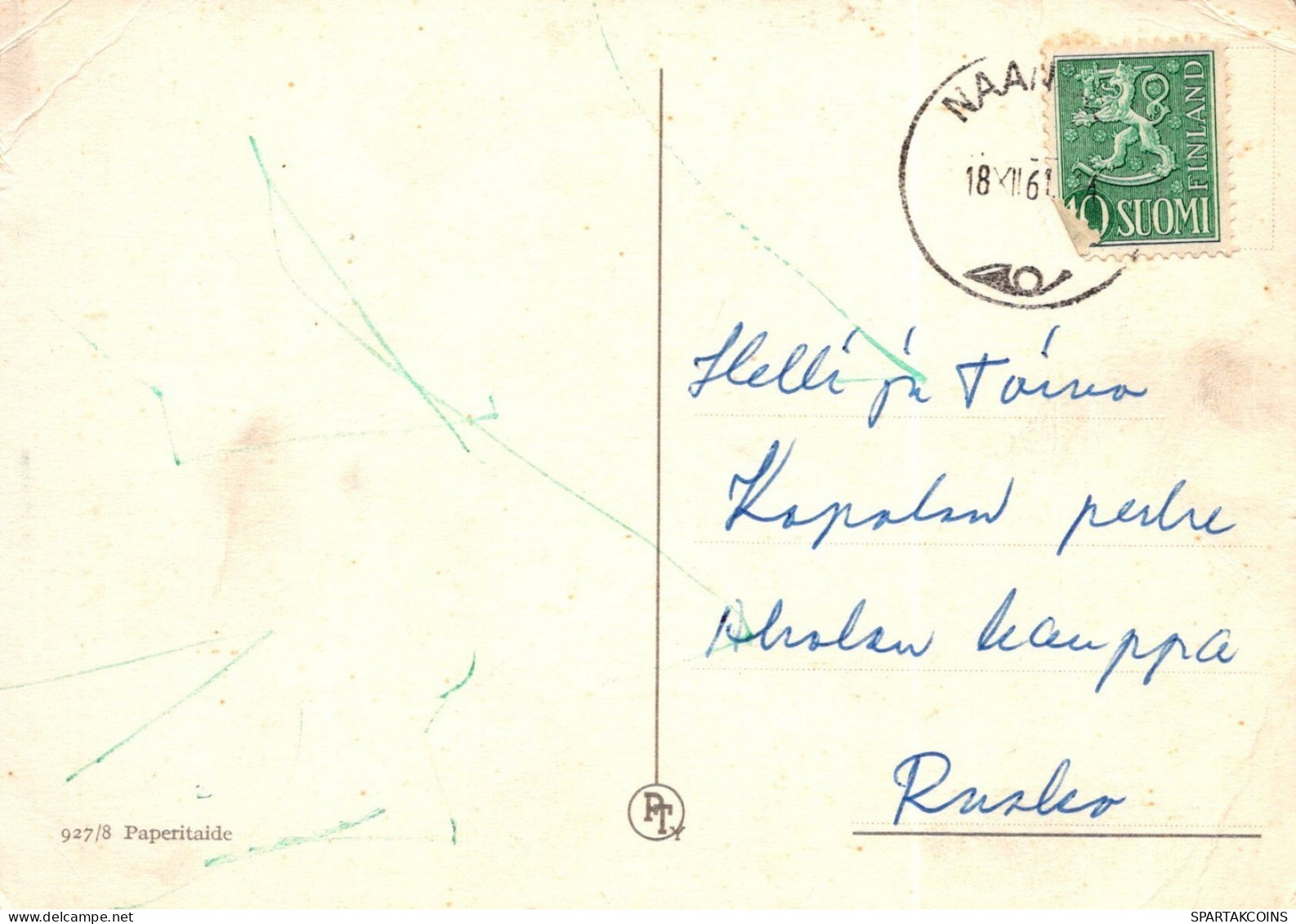 ÁNGEL NAVIDAD Vintage Tarjeta Postal CPSM #PAG974.A - Angels