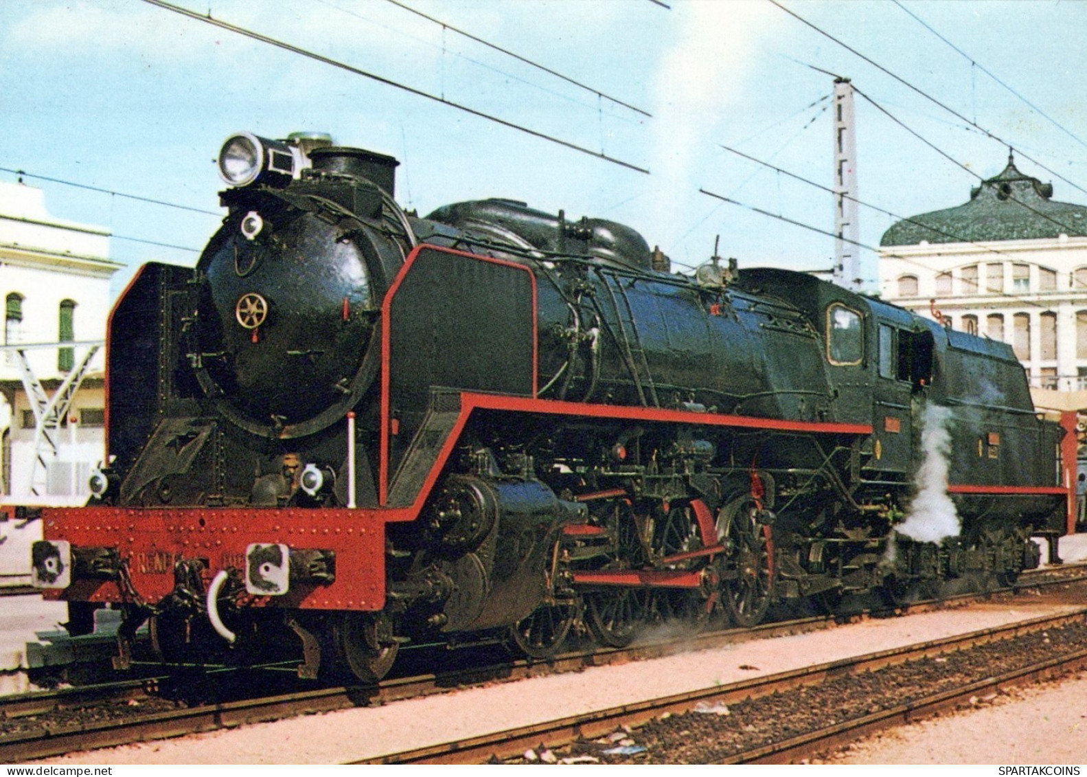 TRENO TRASPORTO FERROVIARIO Vintage Cartolina CPSM #PAA787.A - Trains