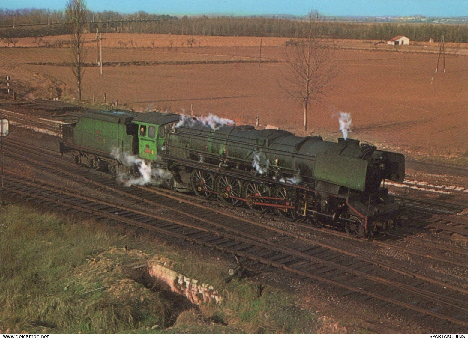 TREN TRANSPORTE Ferroviario Vintage Tarjeta Postal CPSM #PAA771.A - Eisenbahnen