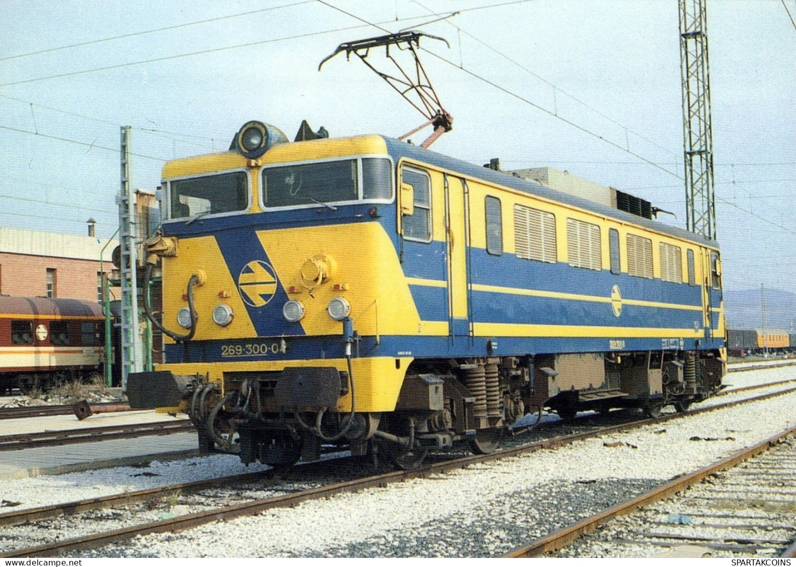 ZUG Schienenverkehr Eisenbahnen Vintage Ansichtskarte Postkarte CPSM #PAA709.A - Eisenbahnen