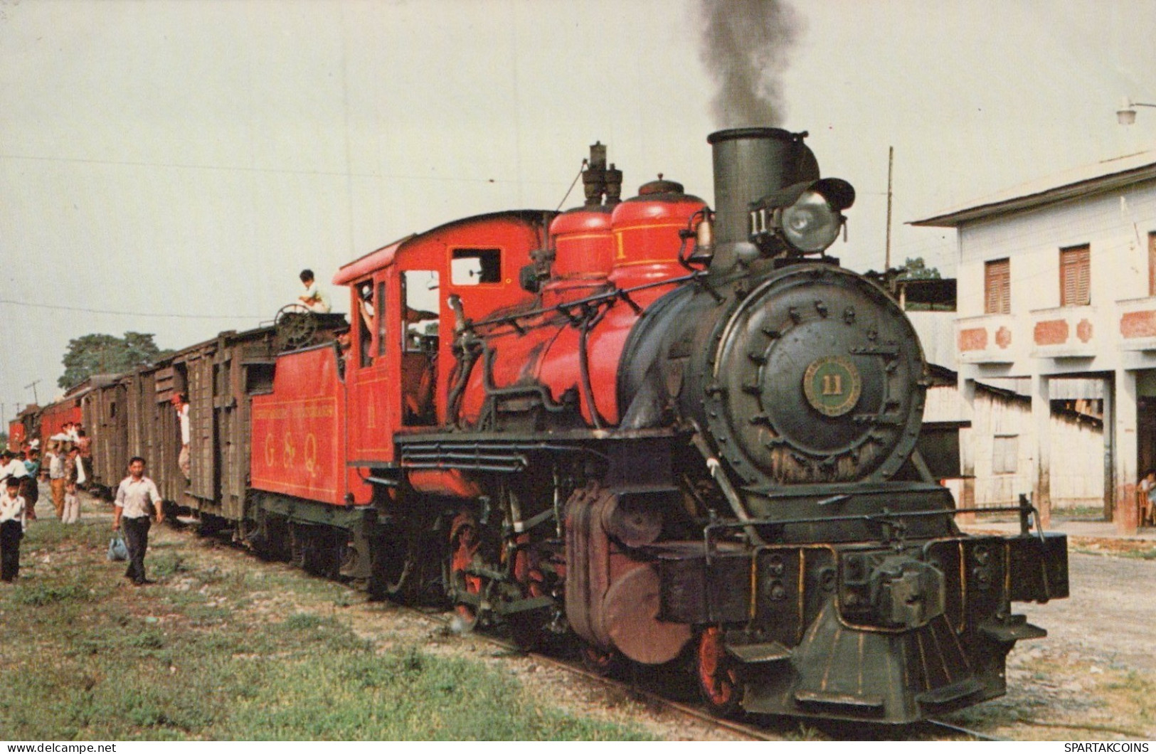 ZUG Schienenverkehr Eisenbahnen Vintage Ansichtskarte Postkarte CPSMF #PAA651.A - Trains