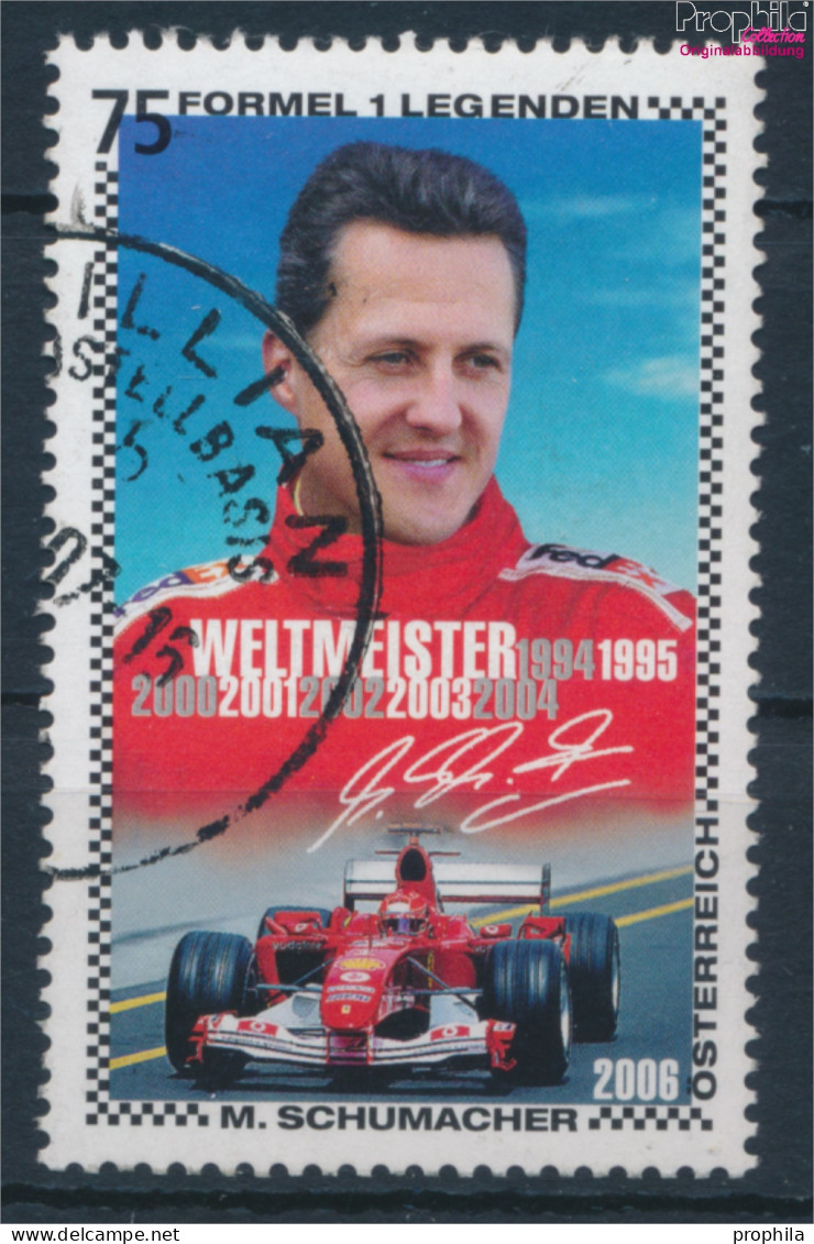 Österreich 2628 (kompl.Ausg.) Inschrift 1994,1995... Gestempelt 2006 Formel-1 - Schumacher (10404466 - Oblitérés