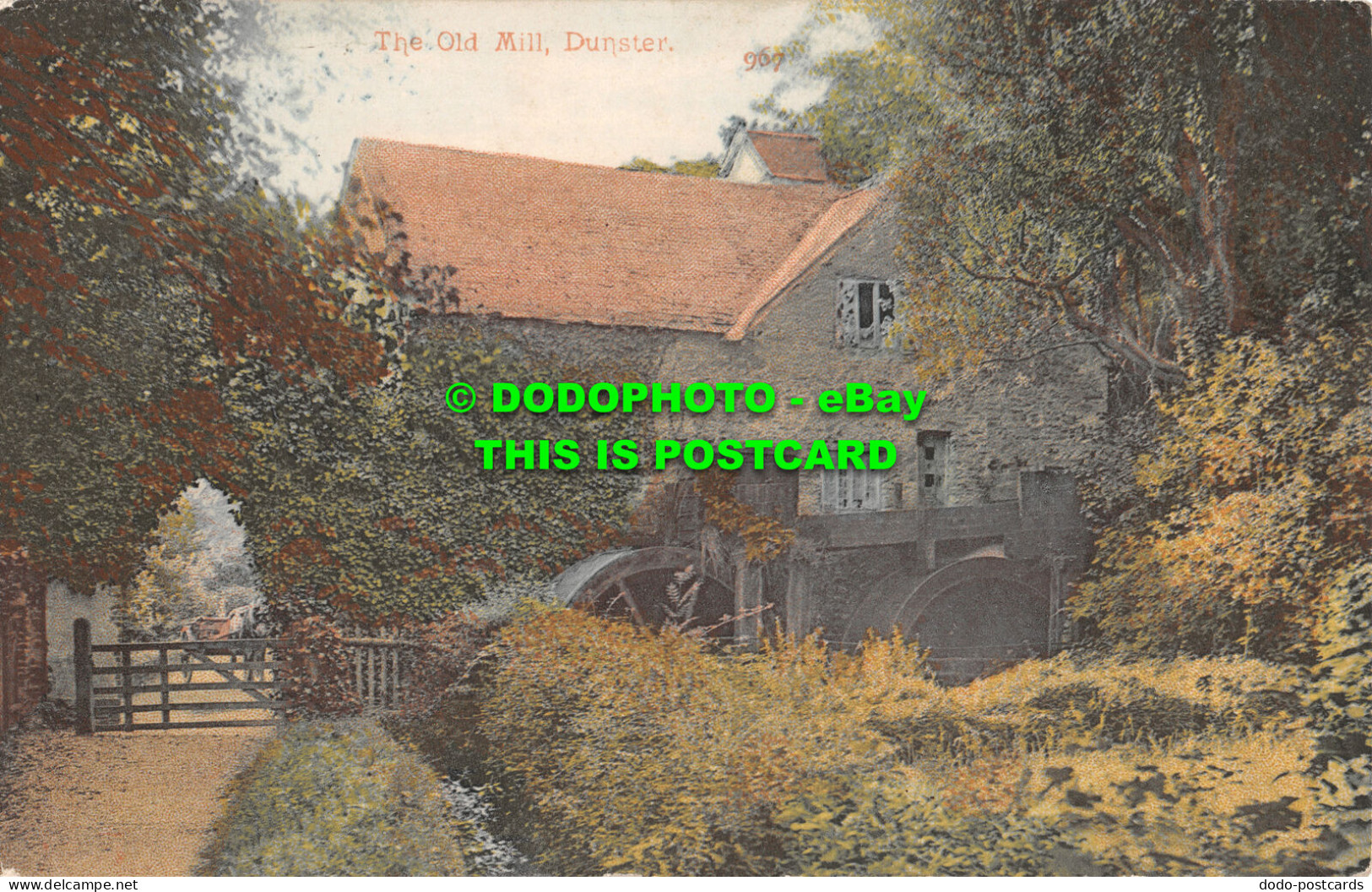 R466268 Dunster. The Old Mill. Postcard - World