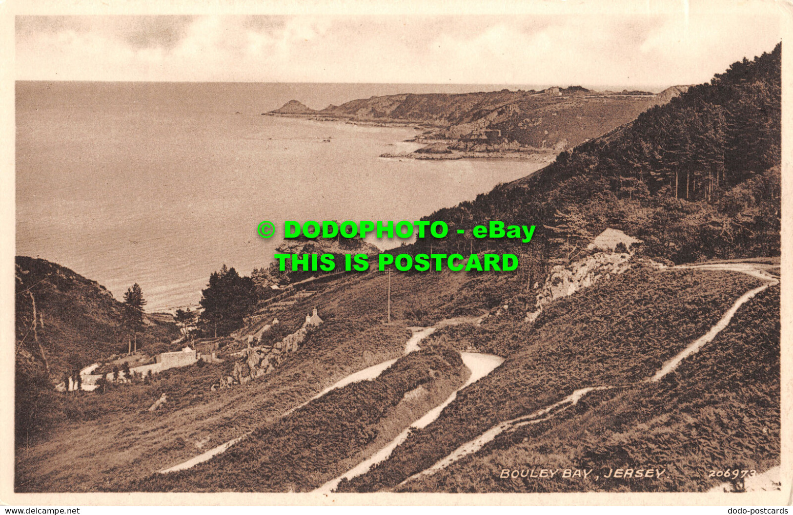 R466270 Jersey. Bouley Bay. Valentine. Sepiatype - World