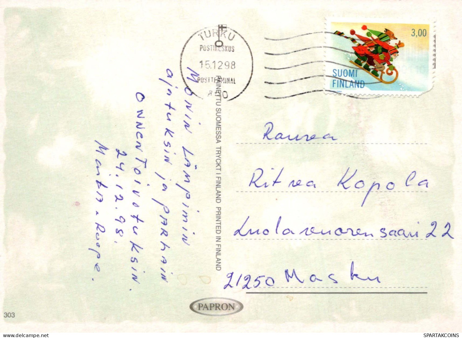FLEURS Vintage Carte Postale CPSM #PBZ362.A - Fleurs