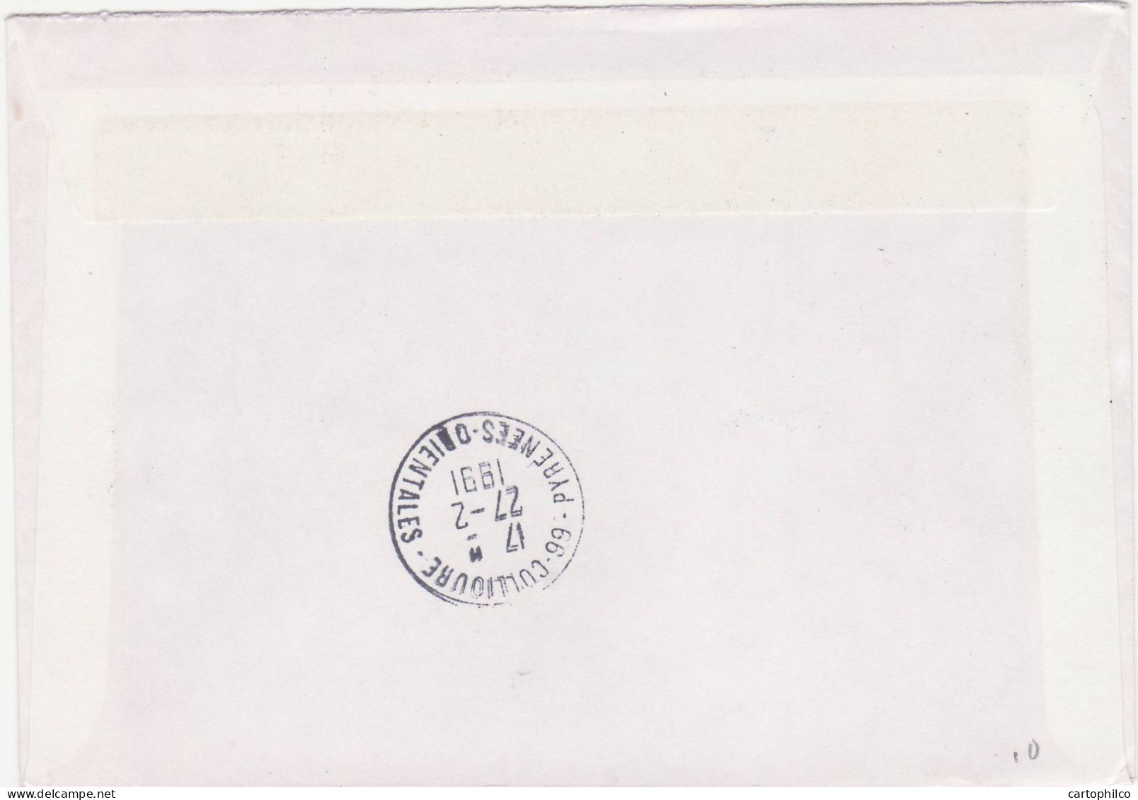 TAAF Lettre De Gaulle 21 12 1990 Pour Collioure - Lettres & Documents