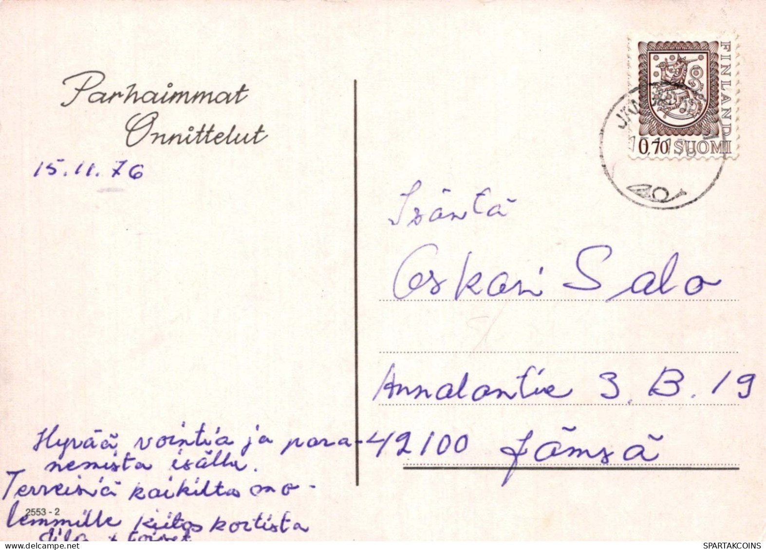 FLORES Vintage Tarjeta Postal CPSM #PBZ280.A - Fleurs