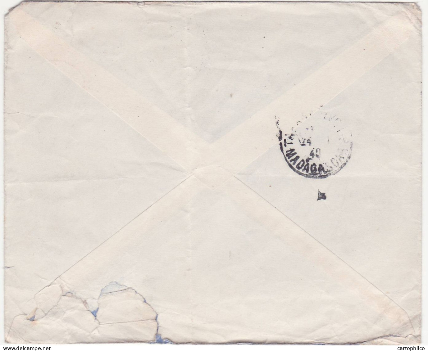 Madagascar Lettre Fort Dauphin 1940 Pour Clamart - Lettres & Documents