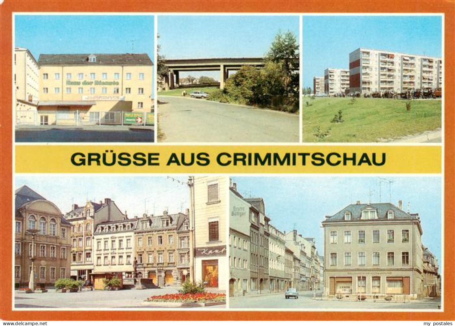73905041 Crimmitschau Haus Der Dienste Autobahnbruecke Strasse Der Freundschaft  - Crimmitschau