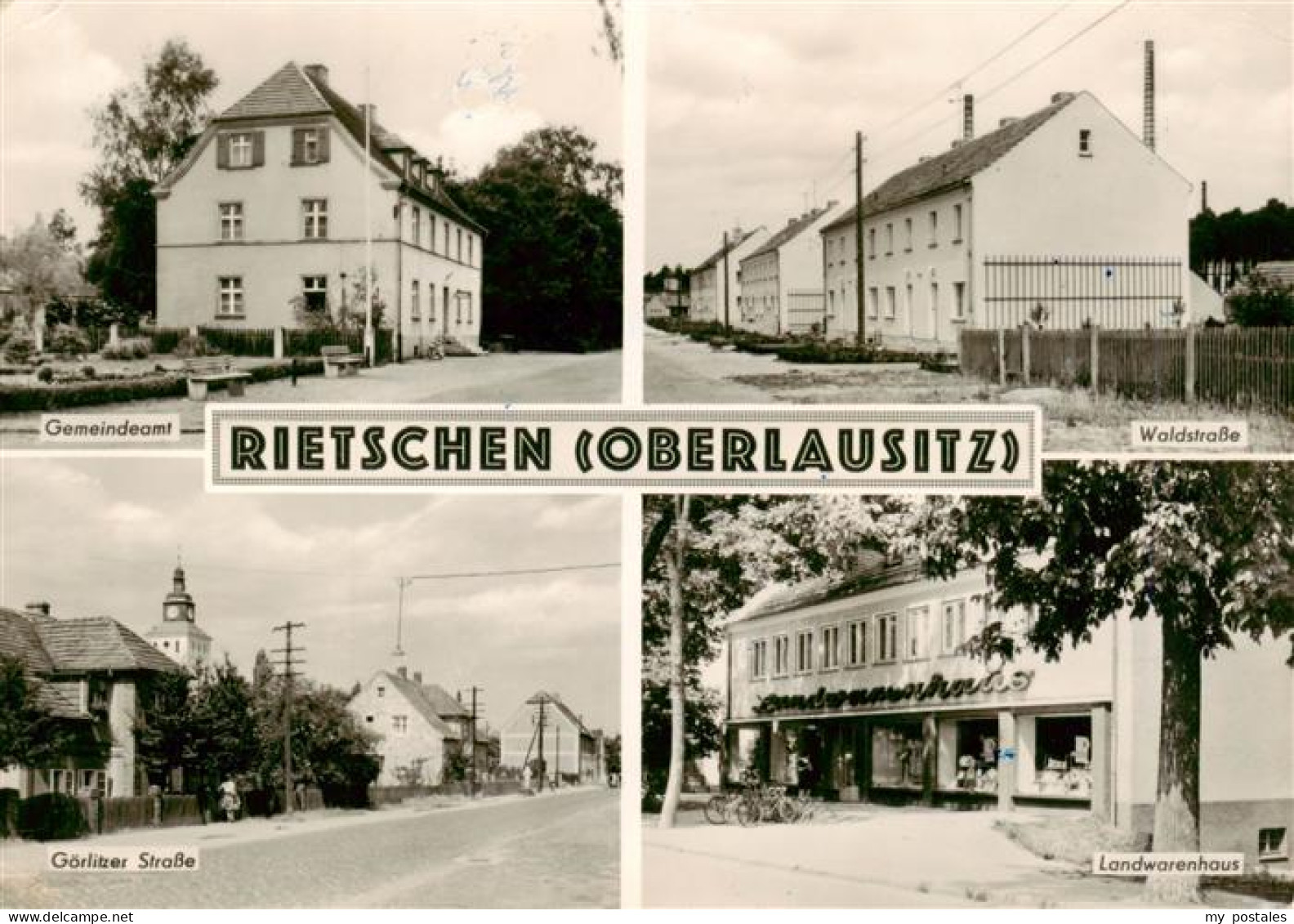 73905029 Rietschen Gemeindeamt Waldstrasse Goerlitzer Strasse Landwarenhaus - Other & Unclassified