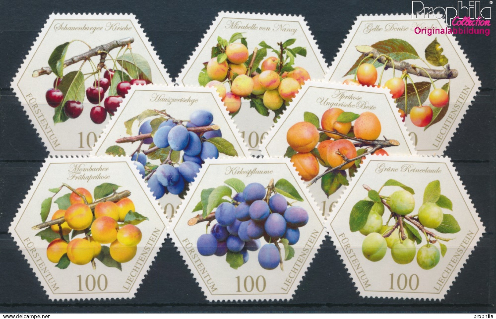 Liechtenstein 1866-1873 (kompl.Ausg.) Postfrisch 2017 Alte Obstsorten (10391382 - Ungebraucht