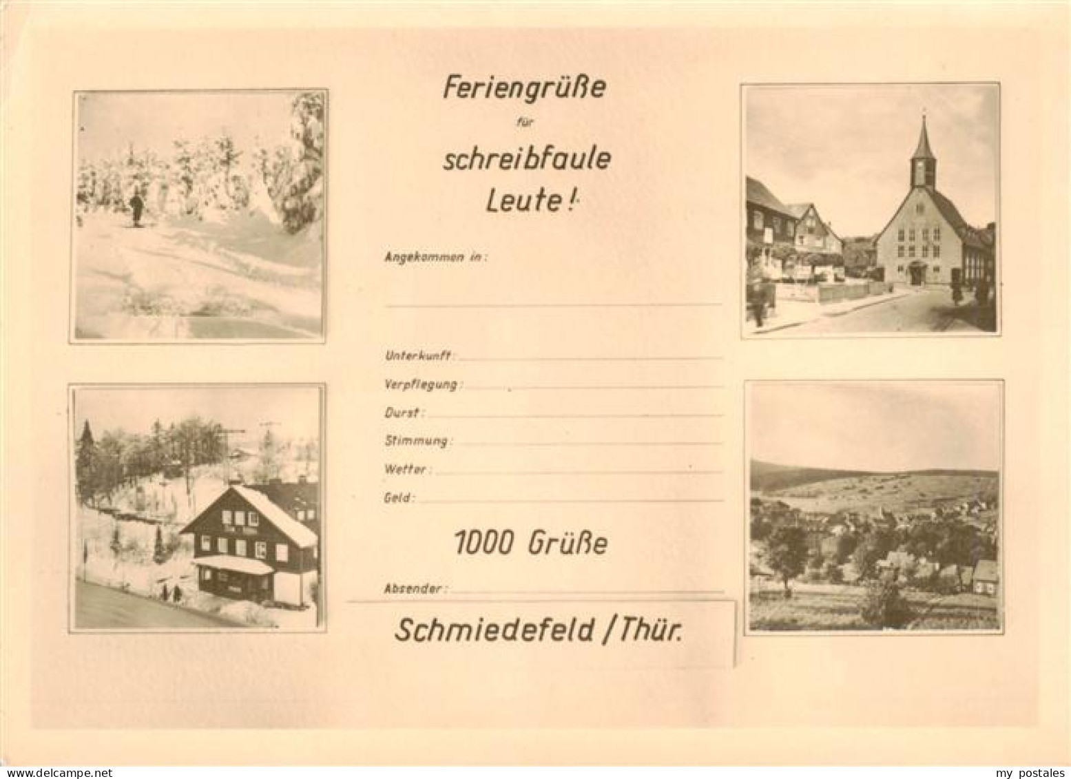 73905004 Schmiedefeld Rennsteig Ortsansichten - Other & Unclassified