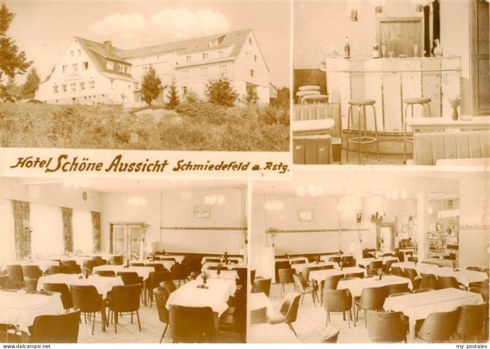 73905003 Schmiedefeld Rennsteig Hotel Schoene Aussicht Gastraeume Bar - Sonstige & Ohne Zuordnung