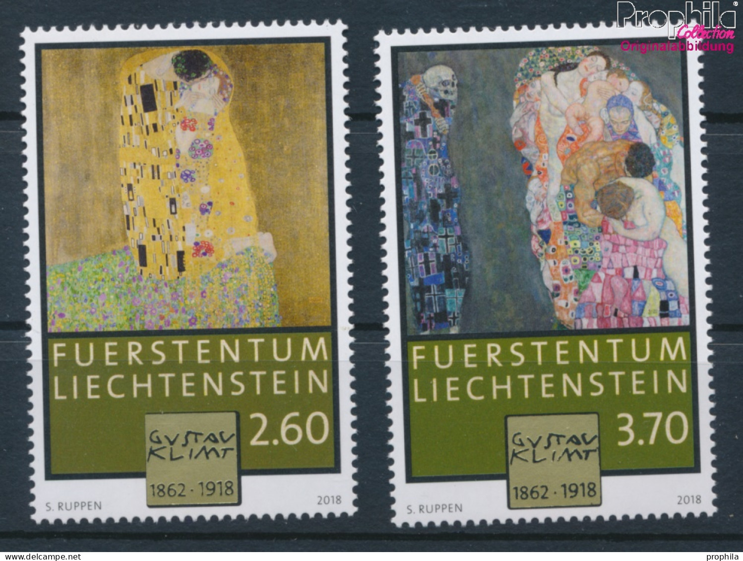 Liechtenstein 1895-1896 (kompl.Ausg.) Postfrisch 2018 Gustav Klimt (10391370 - Ungebraucht