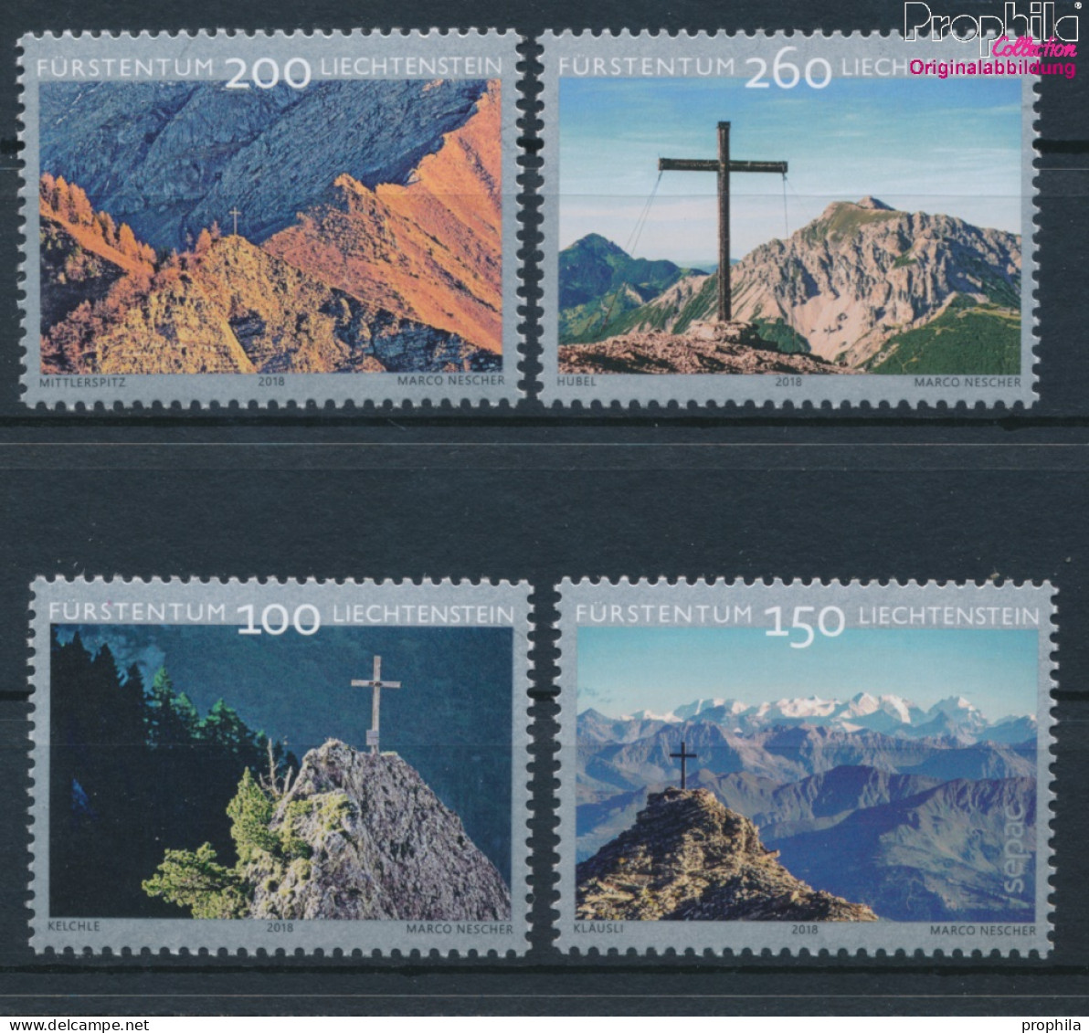Liechtenstein 1902-1905 (kompl.Ausg.) Postfrisch 2018 Gipfelkreuze (10391363 - Unused Stamps