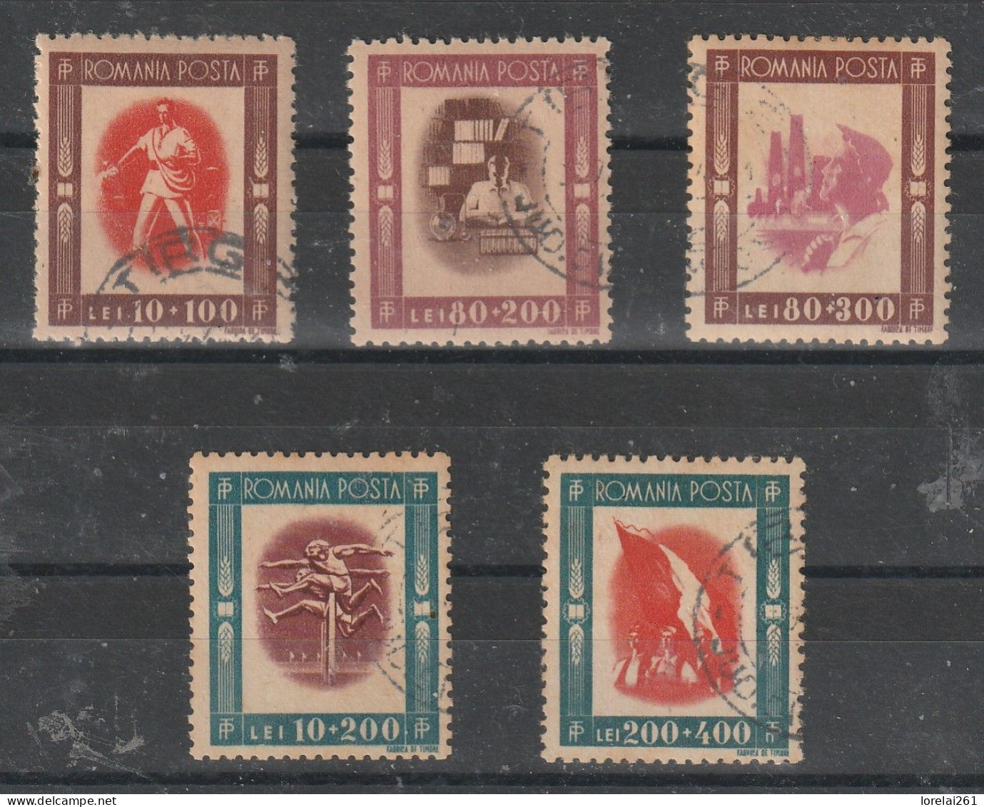 1946 - Organisations De Jeunesse Mi No 993/997 - Used Stamps