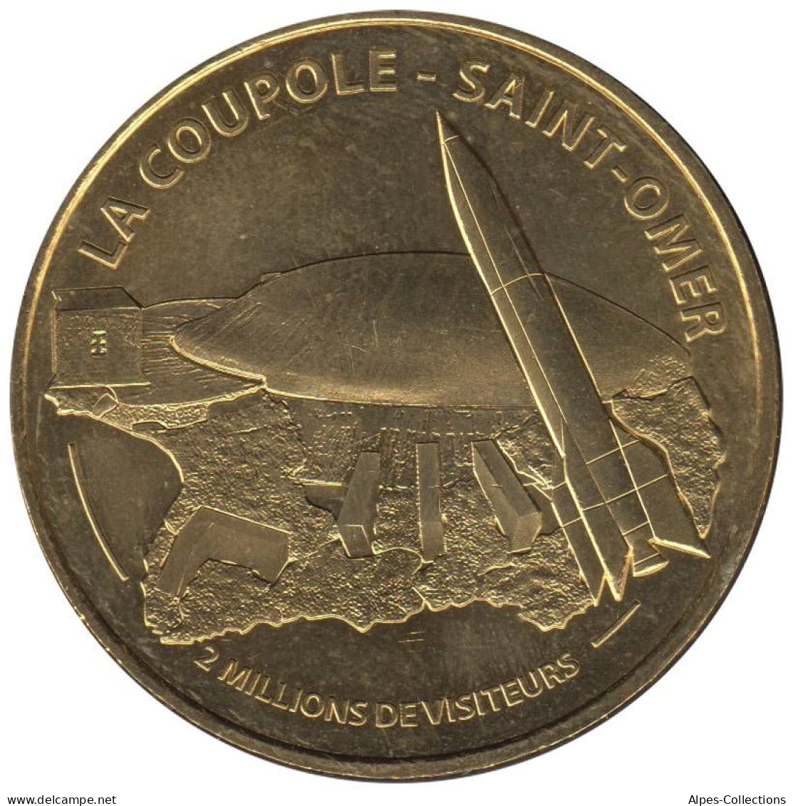 62-1898 - JETON TOURISTIQUE MDP - Saint-Omer - La Coupole - 2014.1 - 2014