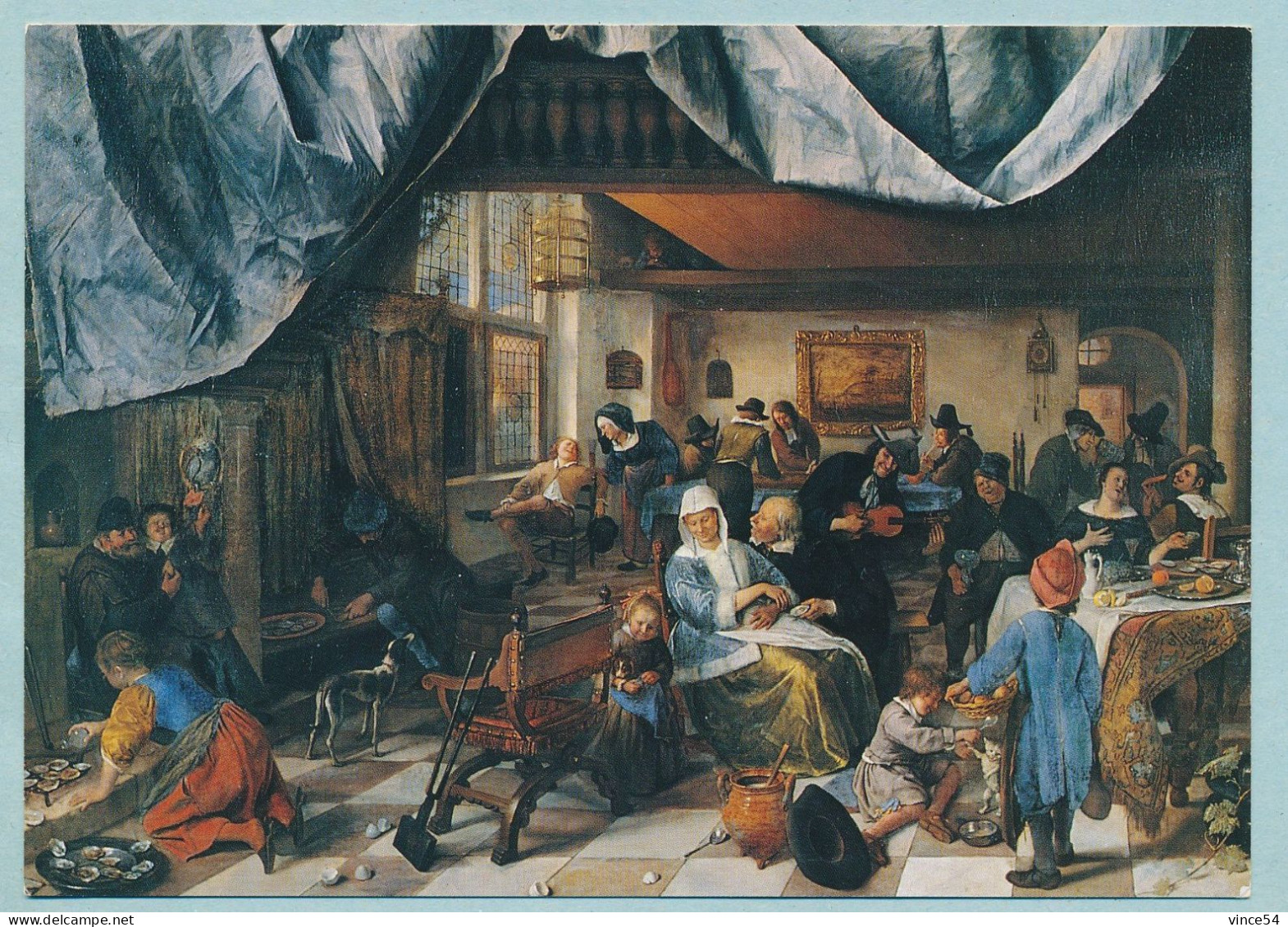 Jan Steen - Het Leven Van De Mens - The Life Of Man - La Vie De L'Homme - Paintings