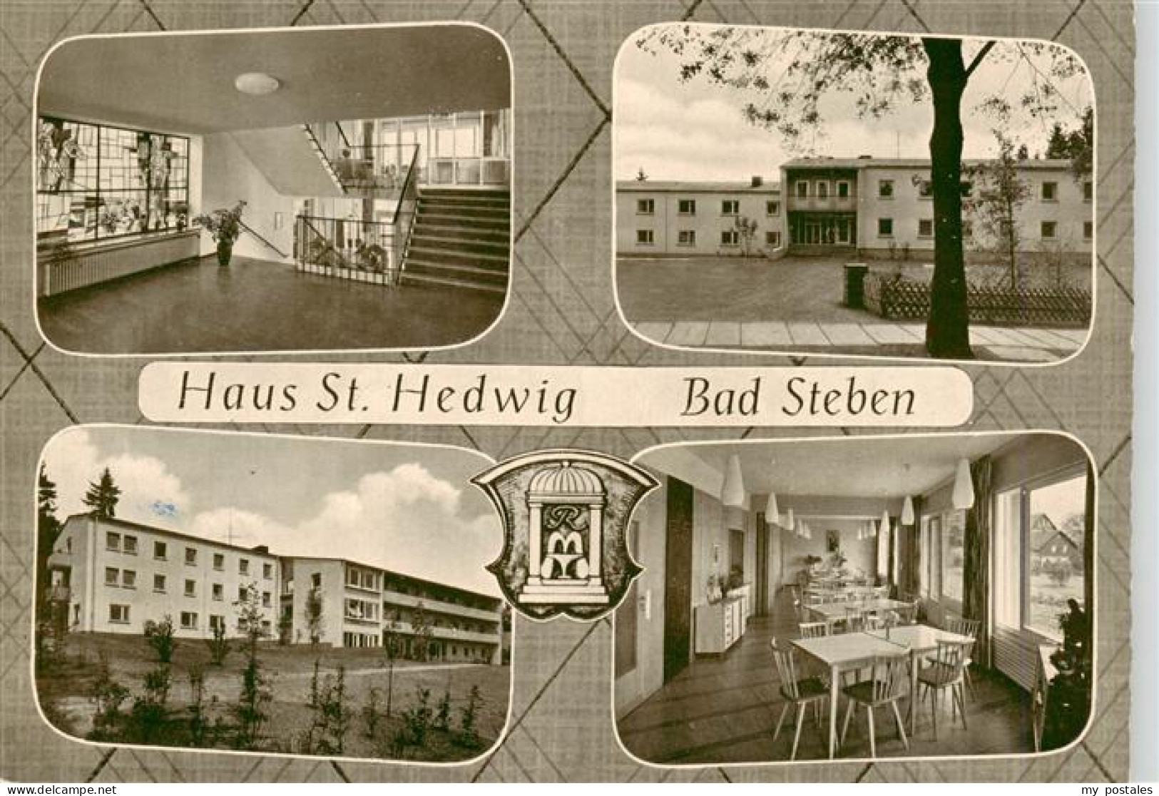 73904959 Bad Steben Haus St Hedwig Muettergenesungsheim Treppenaufgang Gastraum - Bad Steben