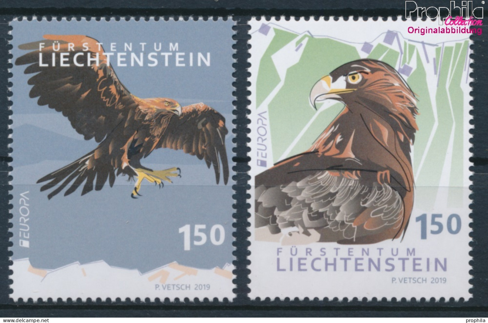 Liechtenstein 1933-1934 (kompl.Ausg.) Postfrisch 2019 Vögel (10391345 - Unused Stamps