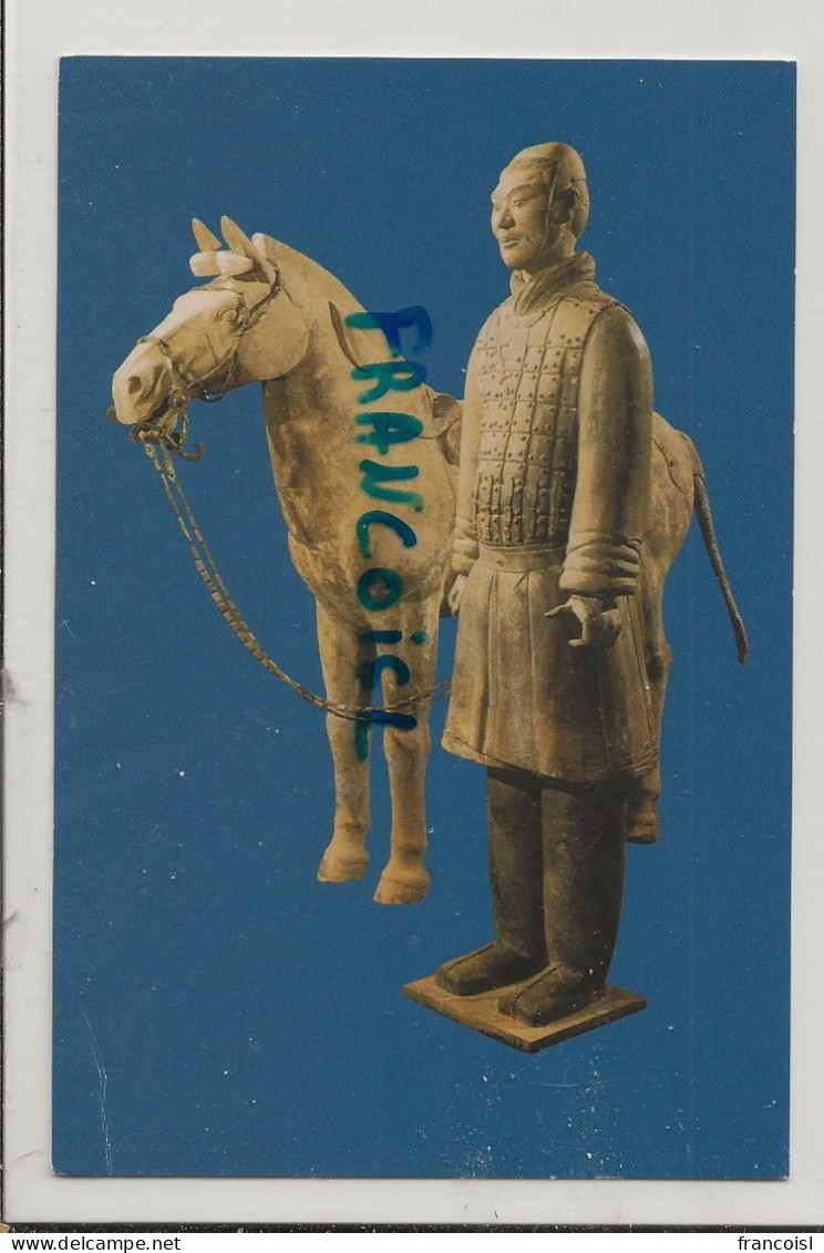 Chine. Armée De Qin. Cavalier Et Cheval - Chine