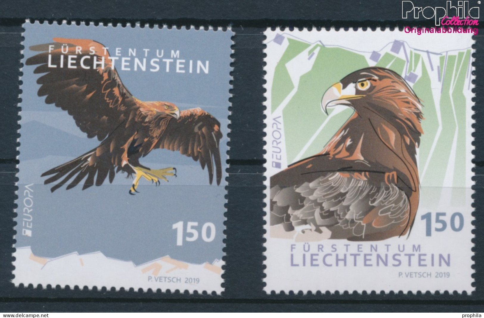 Liechtenstein 1933-1934 (kompl.Ausg.) Postfrisch 2019 Vögel (10391347 - Neufs