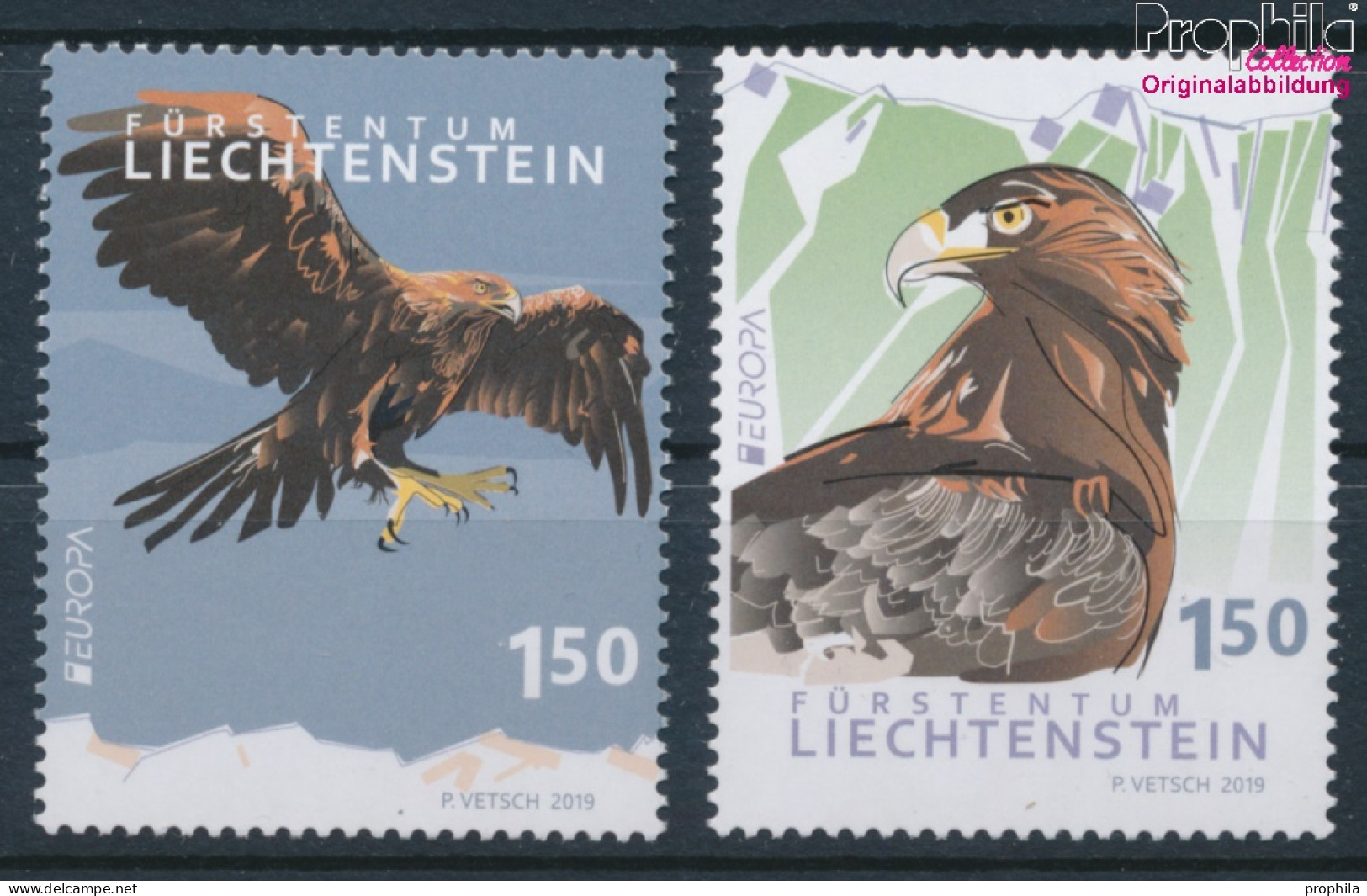 Liechtenstein 1933-1934 (kompl.Ausg.) Postfrisch 2019 Vögel (10391348 - Neufs