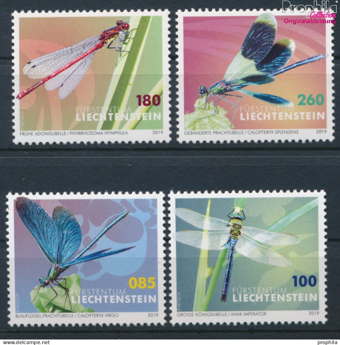 Liechtenstein 1936-1939 (kompl.Ausg.) Postfrisch 2019 Libellen (10391341 - Unused Stamps