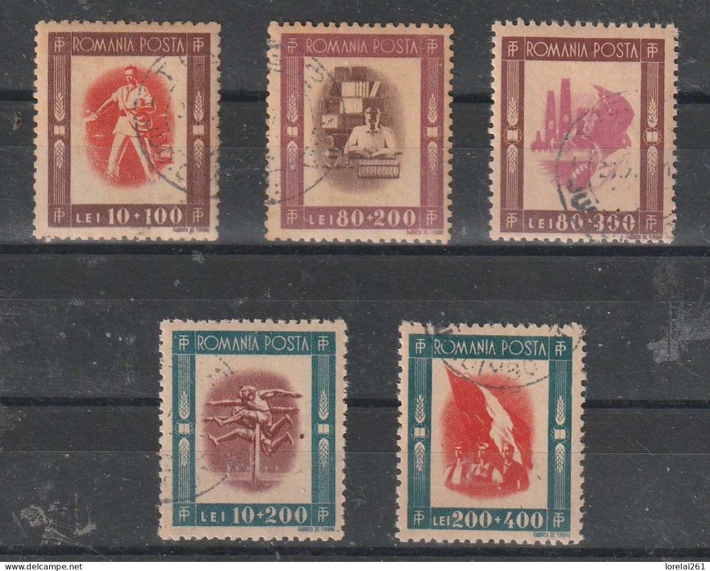 1946 - Organisations De Jeunesse Mi No 993/997 - Used Stamps