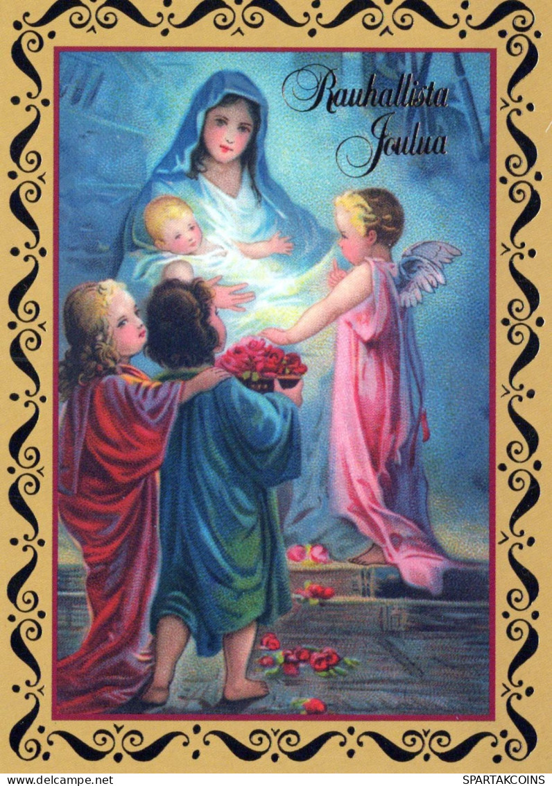 ANGELO Natale Gesù Bambino Vintage Cartolina CPSM #PBP379.A - Angels