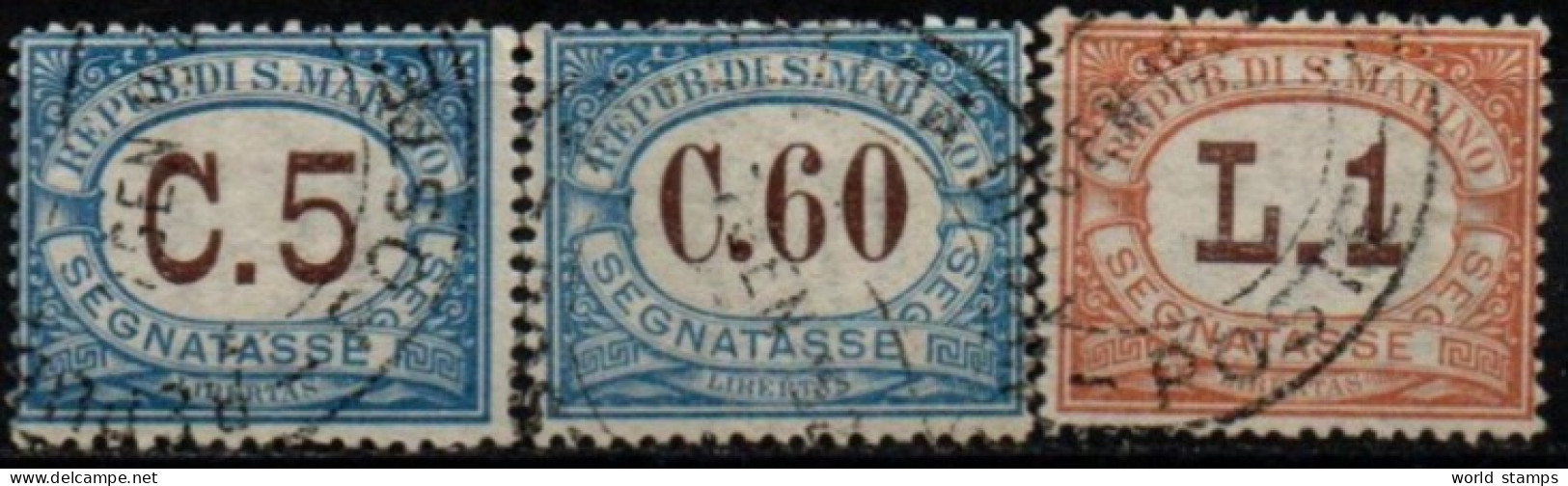 SAINT-MARIN 1925-8 O - Portomarken