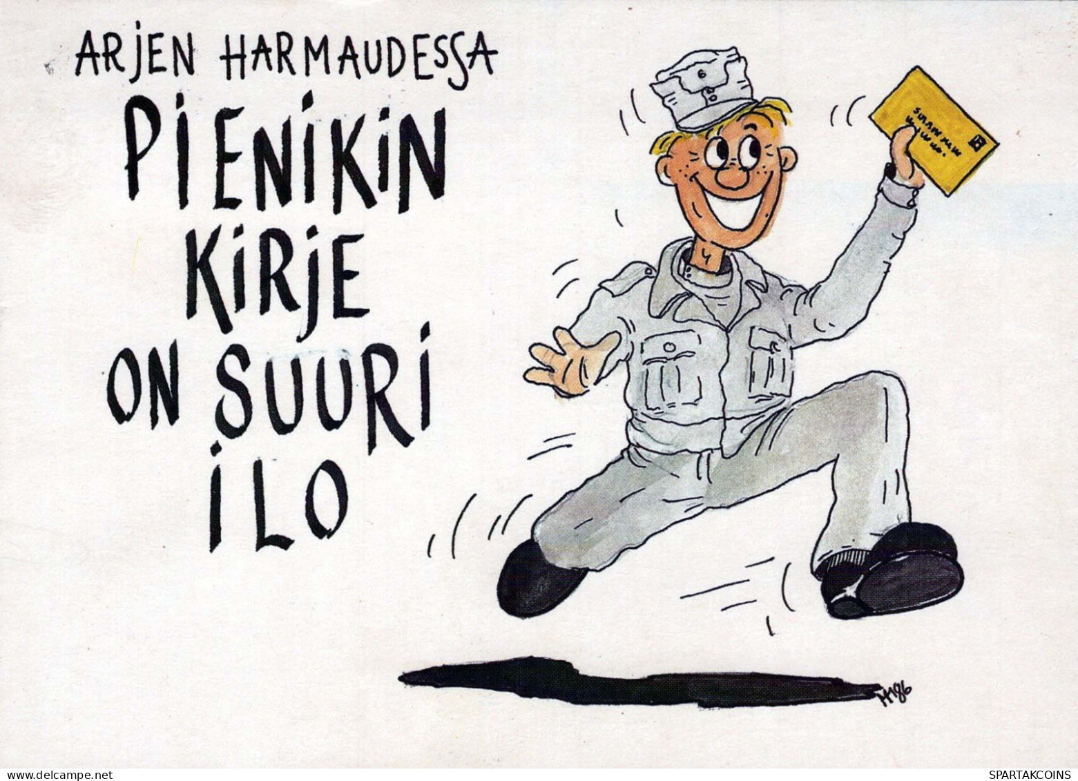 SOLDADOS HUMOR Militaria Vintage Tarjeta Postal CPSM #PBV914.A - Humour