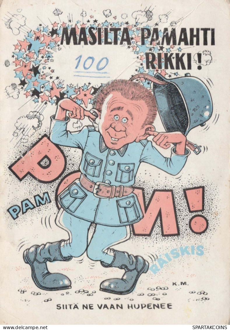 SOLDAT HUMOR Militaria Vintage Ansichtskarte Postkarte CPSM #PBV822.A - Humour