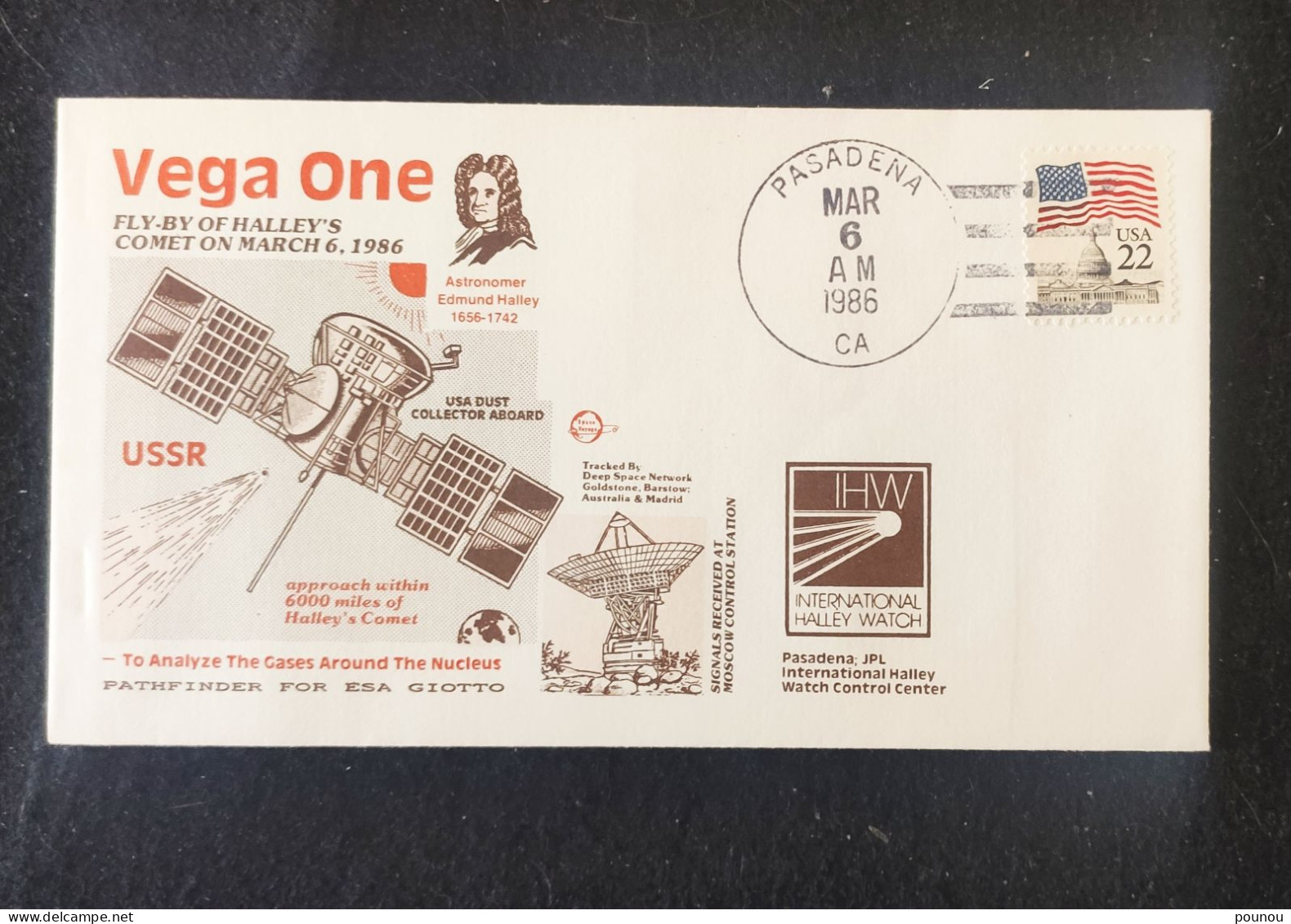 * US - VEGA ONE - FLY-BY OF HALLEY'S COMET 1986 (17) - USA