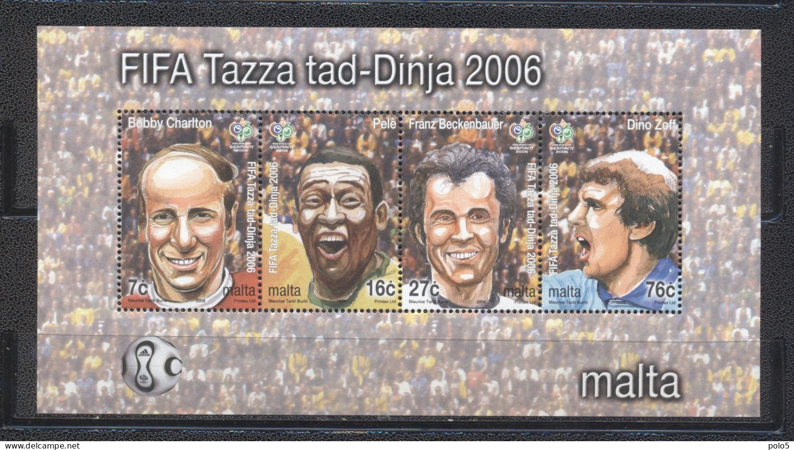 Malta 2006- FIFA World Cup Allemagne M/Sheet - 2006 – Duitsland