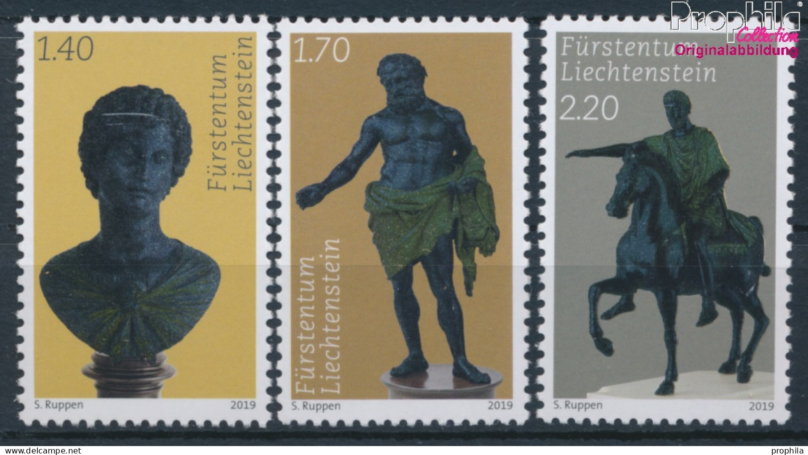 Liechtenstein 1954-1956 (kompl.Ausg.) Postfrisch 2019 Skulpturen Von Antico (10391312 - Unused Stamps