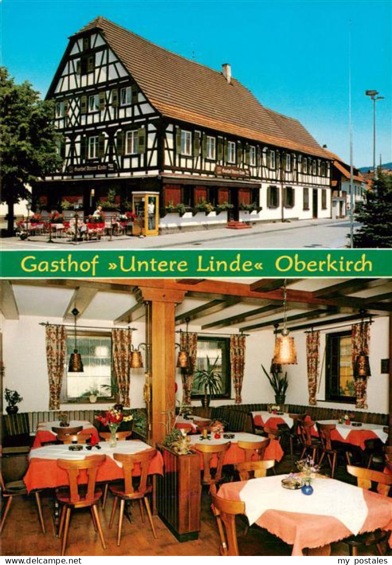 73904834 Oberkirch Baden Gasthof Untere Linde Gastraum Fachwerkhaus - Oberkirch