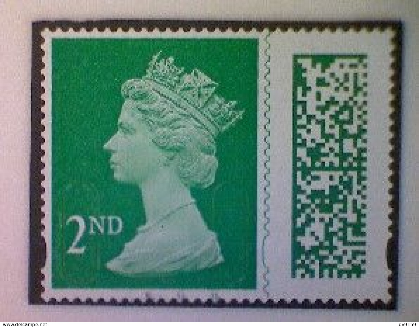 Great Britain, Scott MH500, Used (o), 2022 Machin (MEIL/M22L), Queen Elizabeth II, 2nd, Emerald - Machins