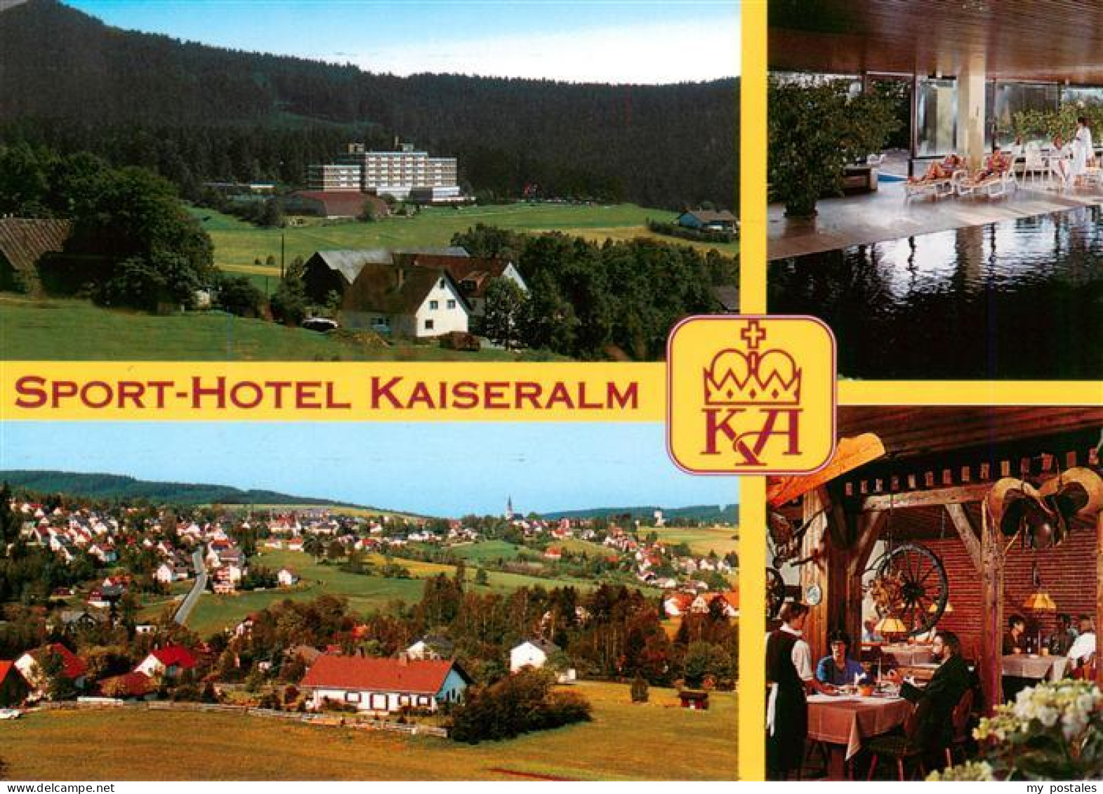 73904829 Bischofsgruen Sporthotel Kaiseralm Restaurant Hallenbad - Other & Unclassified