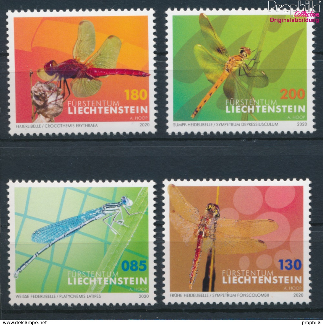 Liechtenstein 1973-1976 (kompl.Ausg.) Postfrisch 2020 Libellen (10391304 - Ongebruikt