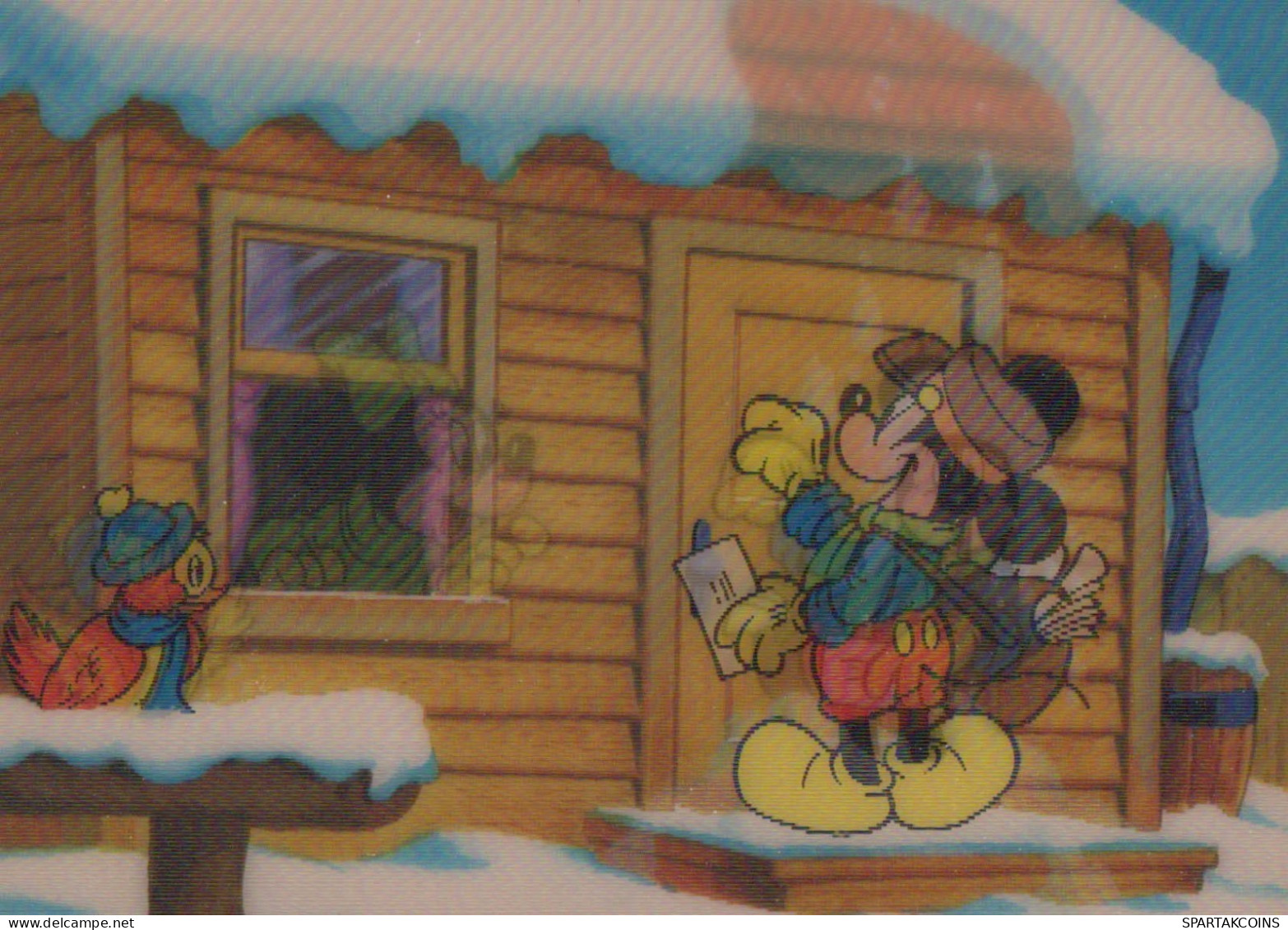 DISNEY CARTOON LENTICULAR 3D Vintage Ansichtskarte Postkarte CPSM #PAZ129.A - Sonstige & Ohne Zuordnung