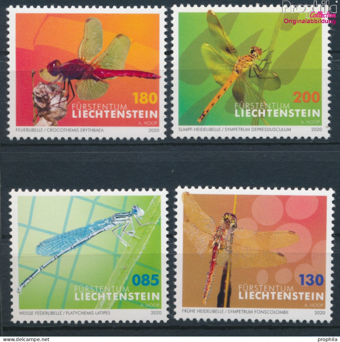 Liechtenstein 1973-1976 (kompl.Ausg.) Postfrisch 2020 Libellen (10391306 - Unused Stamps