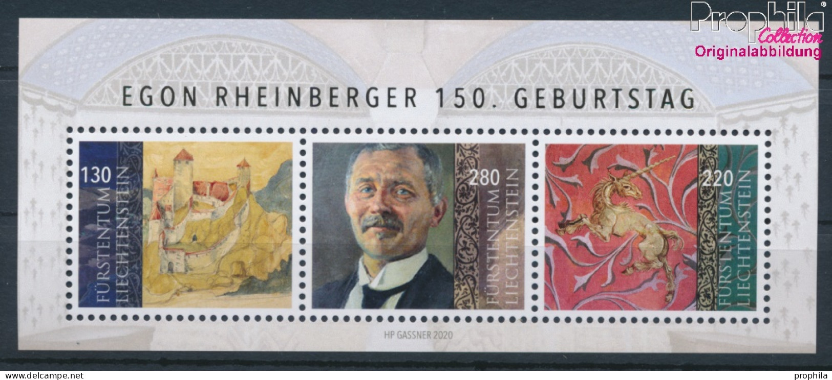 Liechtenstein Block36 (kompl.Ausg.) Postfrisch 2020 Egon Rheinberger (10391303 - Ungebraucht